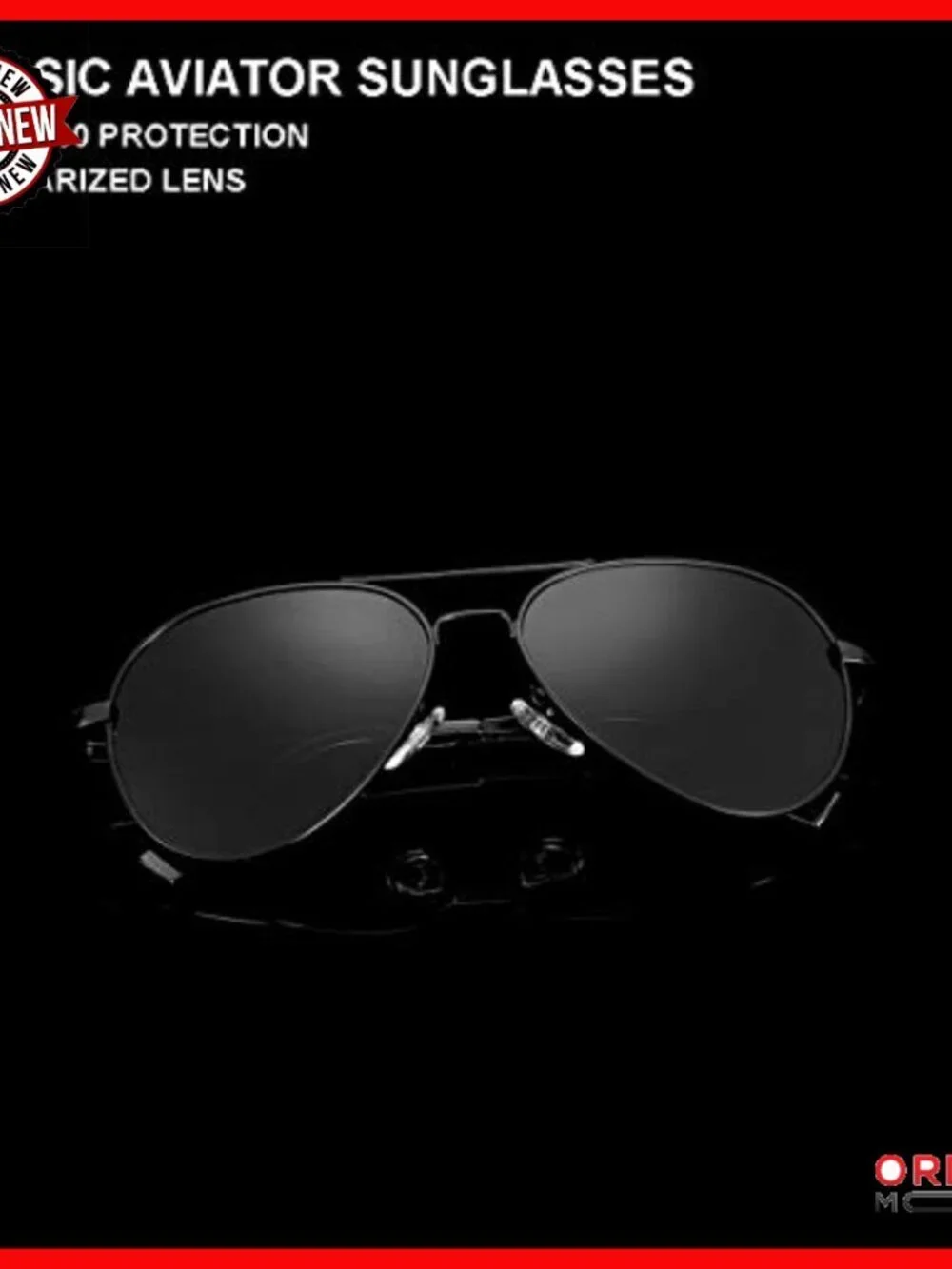 Small Face Polarized Aviator Sunglasses 52MM Metal Frame UV Protection